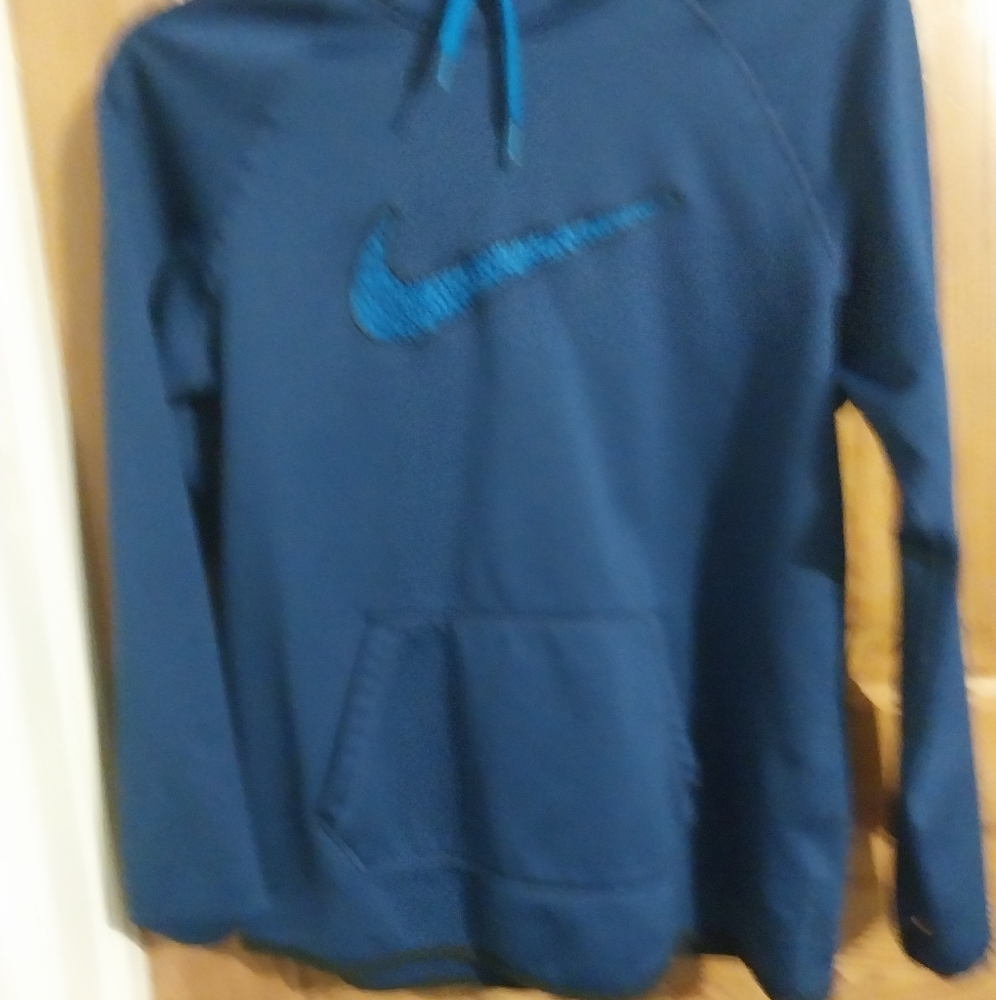 Nike Men's Dark Blue Hoodie